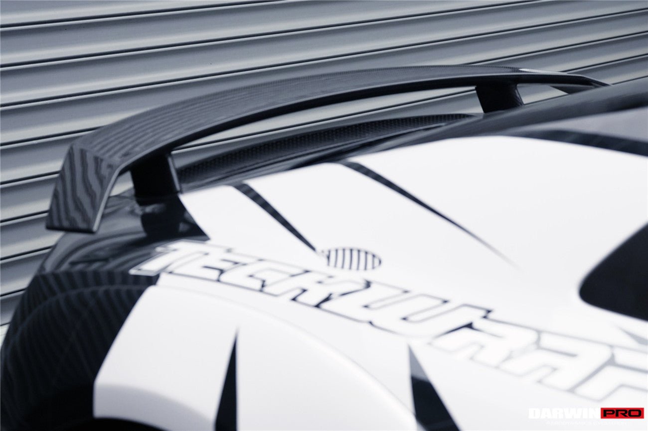 2016 - 2019 Audi R8 GEN2 V10 PLUS Coupe ONLY GT Style Carbon Fiber Trunk Wing with Base